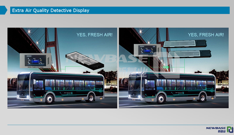 Two models of bus air sterilization equipment